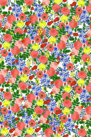 小碎花印花华亿平台图片