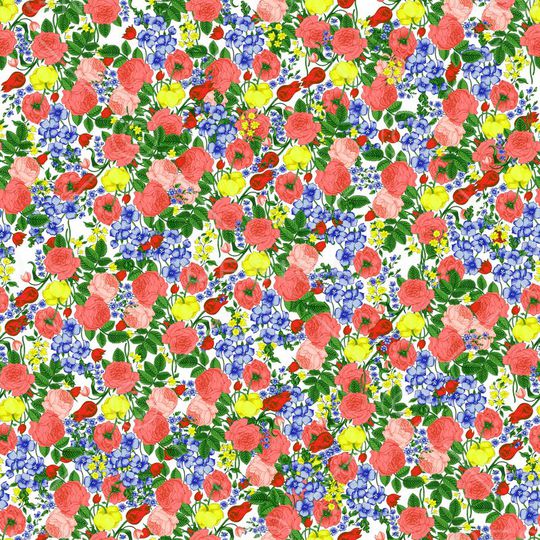 小碎花印花华亿平台图片