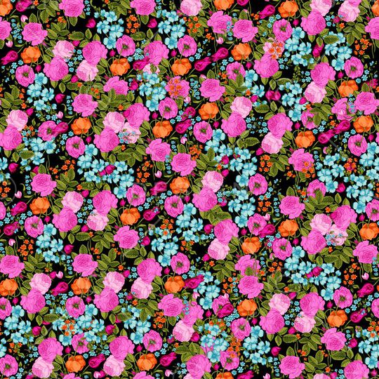 小碎花印花华亿平台图片