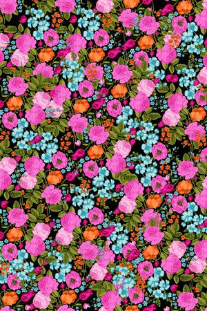 小碎花印花华亿平台图片