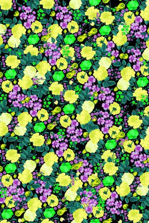 小碎花印花华亿平台图片