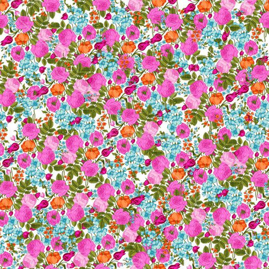 小碎花印花华亿平台图片