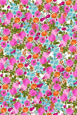 小碎花印花华亿平台图片