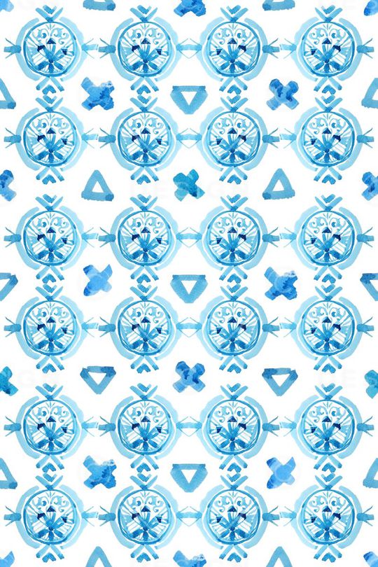 手绘水彩印花华亿平台图片