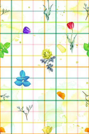 格子印花华亿平台图片