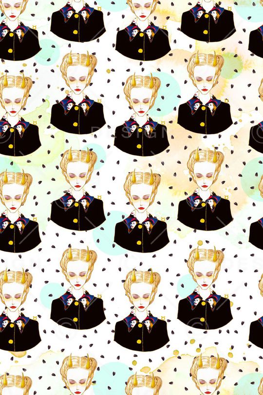 人物印花华亿平台图片