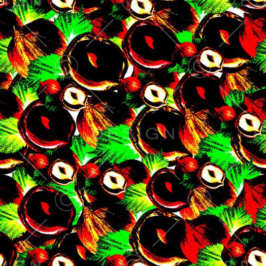 蔬菜水果印花华亿平台图片