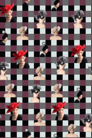 格子印花华亿平台图片