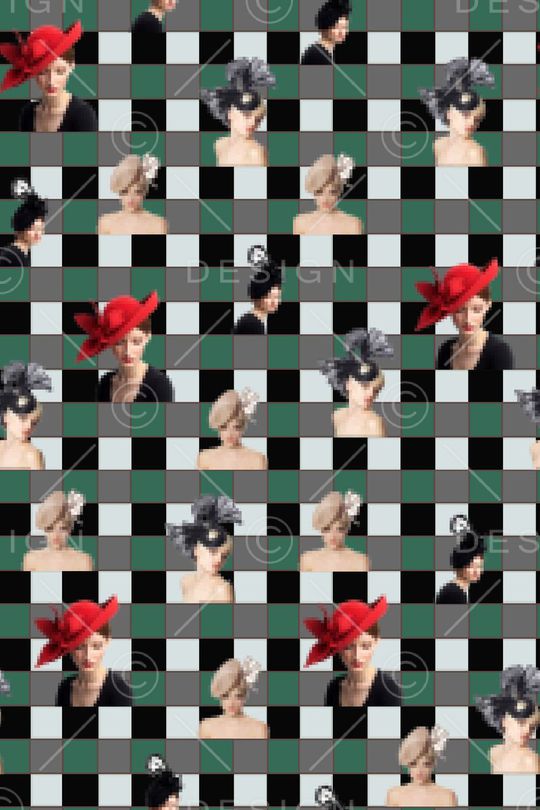 格子印花华亿平台图片