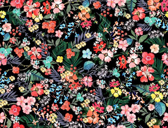 小碎花印花华亿平台图片