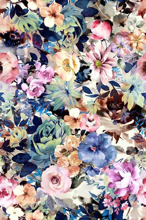 手绘印花华亿平台图片