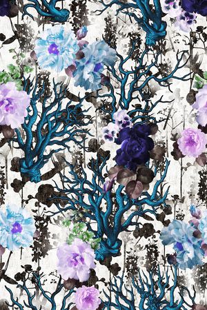 复古印花华亿平台图片