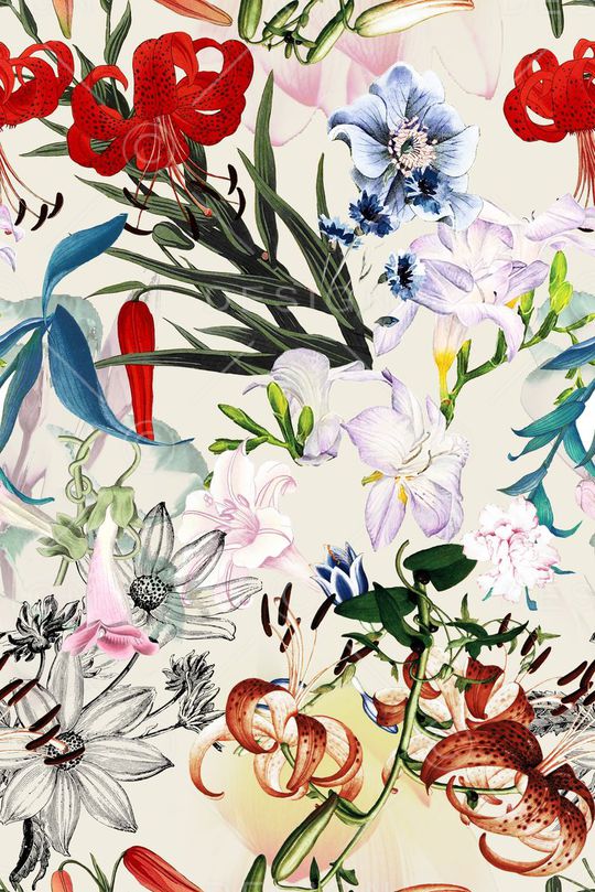 花朵印花华亿平台图片