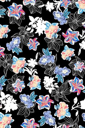 花朵印花华亿平台图片