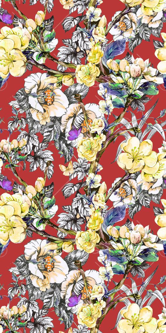 手绘印花华亿平台图片