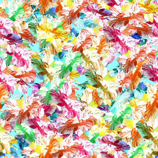 植物印花华亿平台图片