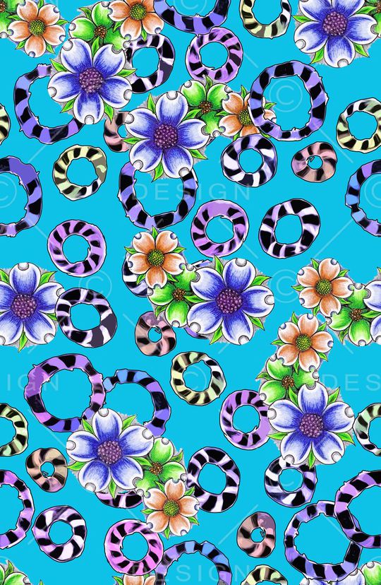 手绘印花华亿平台图片