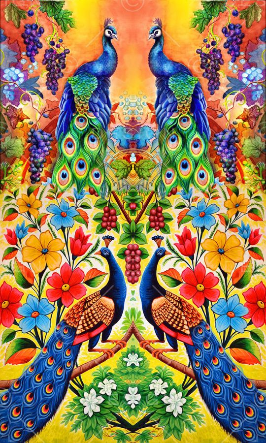 对称印花华亿平台图片