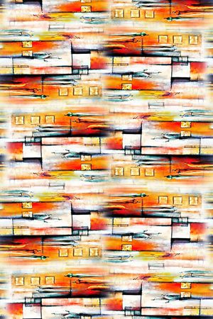 色块印花华亿平台图片