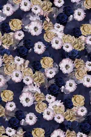 花朵印花华亿平台图片