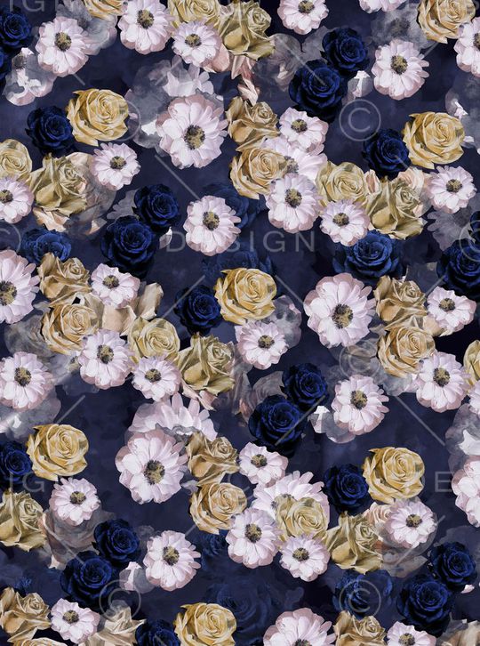 花朵印花华亿平台图片