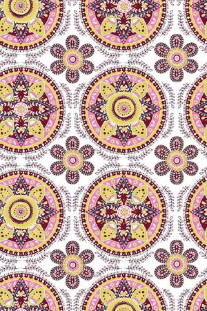 连衣裙印花华亿平台图片