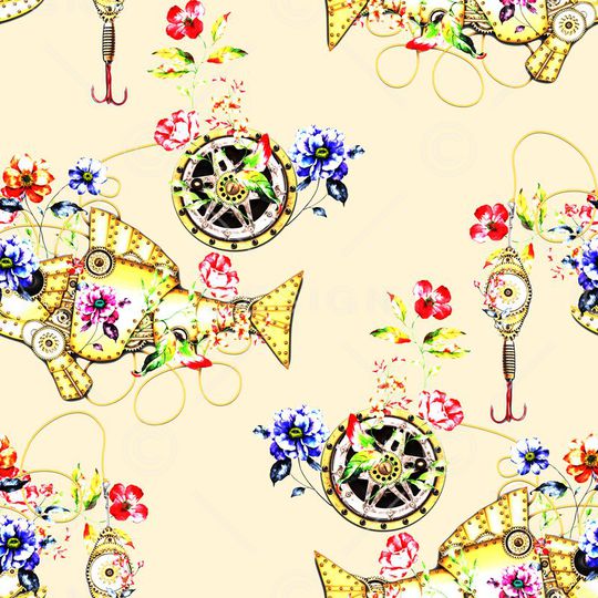 男装花卉印花华亿平台图片