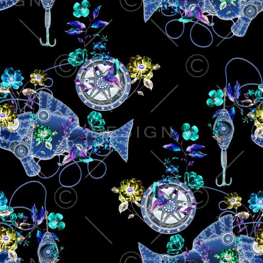 男装花卉印花华亿平台图片