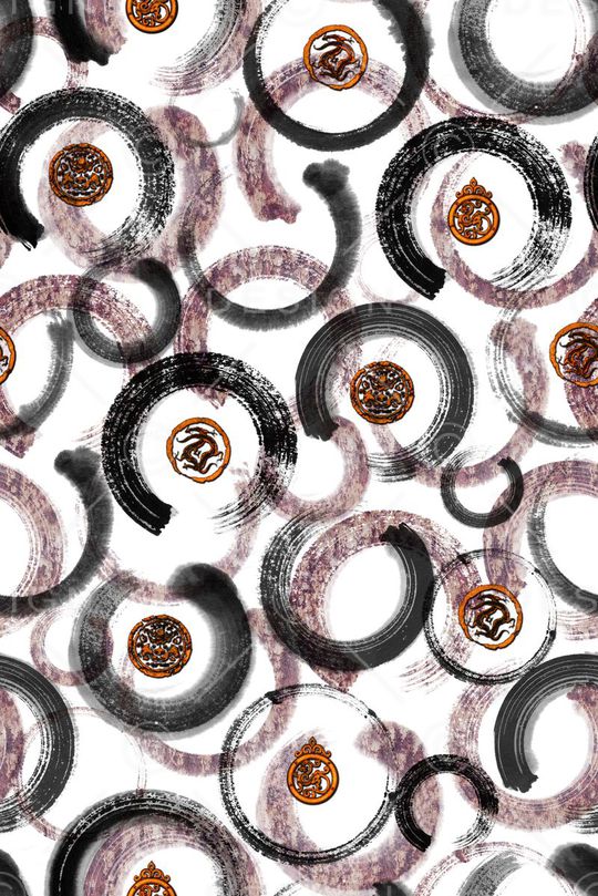 休闲服印花华亿平台图片