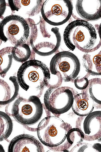 646087-笔触书法肌理