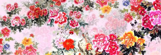 长巾印花华亿平台图片