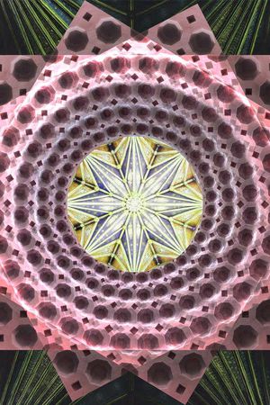 不规则几何印花华亿平台图片