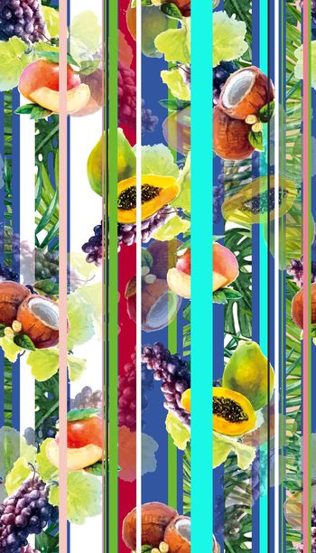 646118-条纹热带植物水果--2