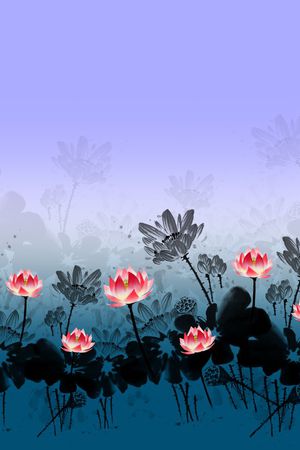 花朵印花华亿平台图片