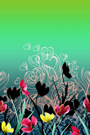 花朵印花华亿平台图片