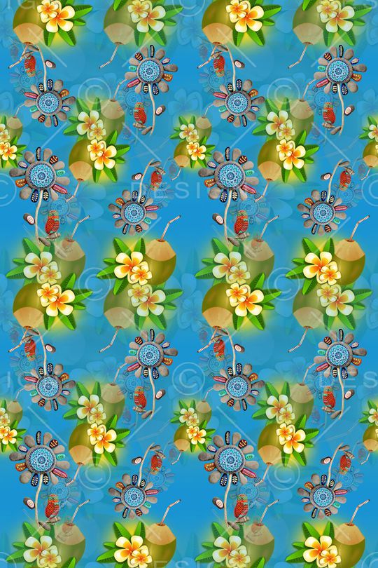 热带海滨度假印花华亿平台图片