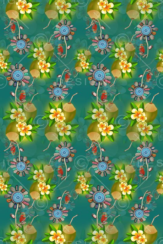 热带海滨度假印花华亿平台图片