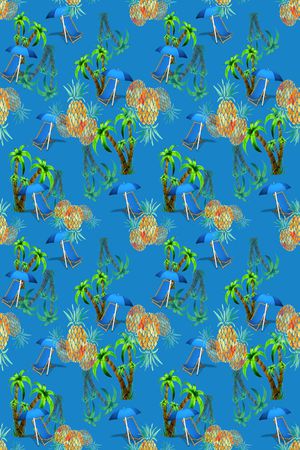 热带海滨度假印花华亿平台图片