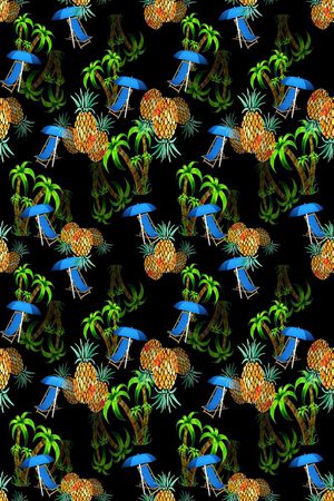 热带海滨度假印花华亿平台图片