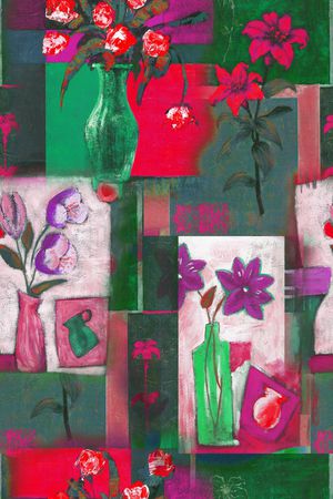 抽象印花华亿平台图片