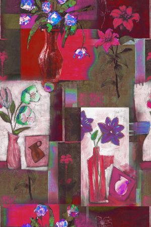 抽象印花华亿平台图片