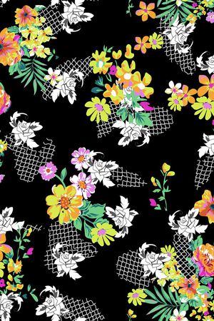 小碎花印花华亿平台图片