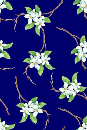 时尚抽象手绘女装裙子数码印花印花华亿平台图片