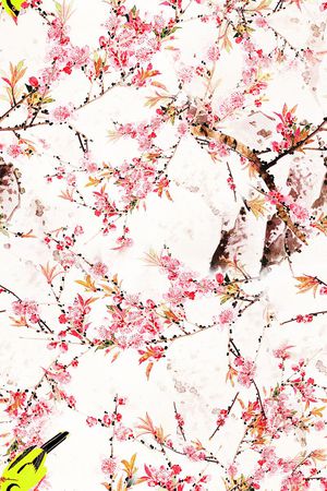 花朵印花华亿平台图片