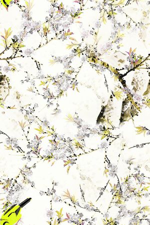 花朵印花华亿平台图片