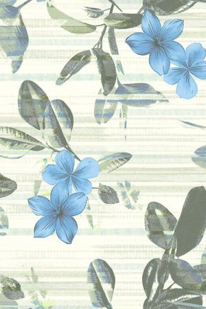 花叶条纹印花华亿平台图片