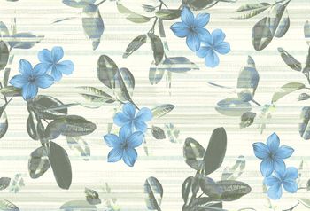 花叶条纹印花华亿平台图片