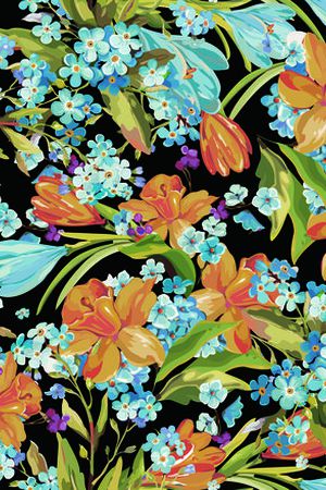 花鸟集印花华亿平台图片