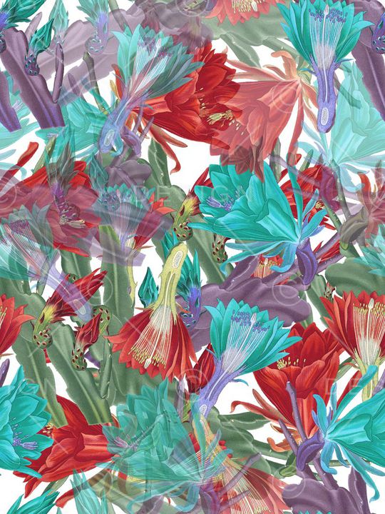 手绘印花华亿平台图片