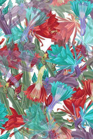 手绘印花华亿平台图片